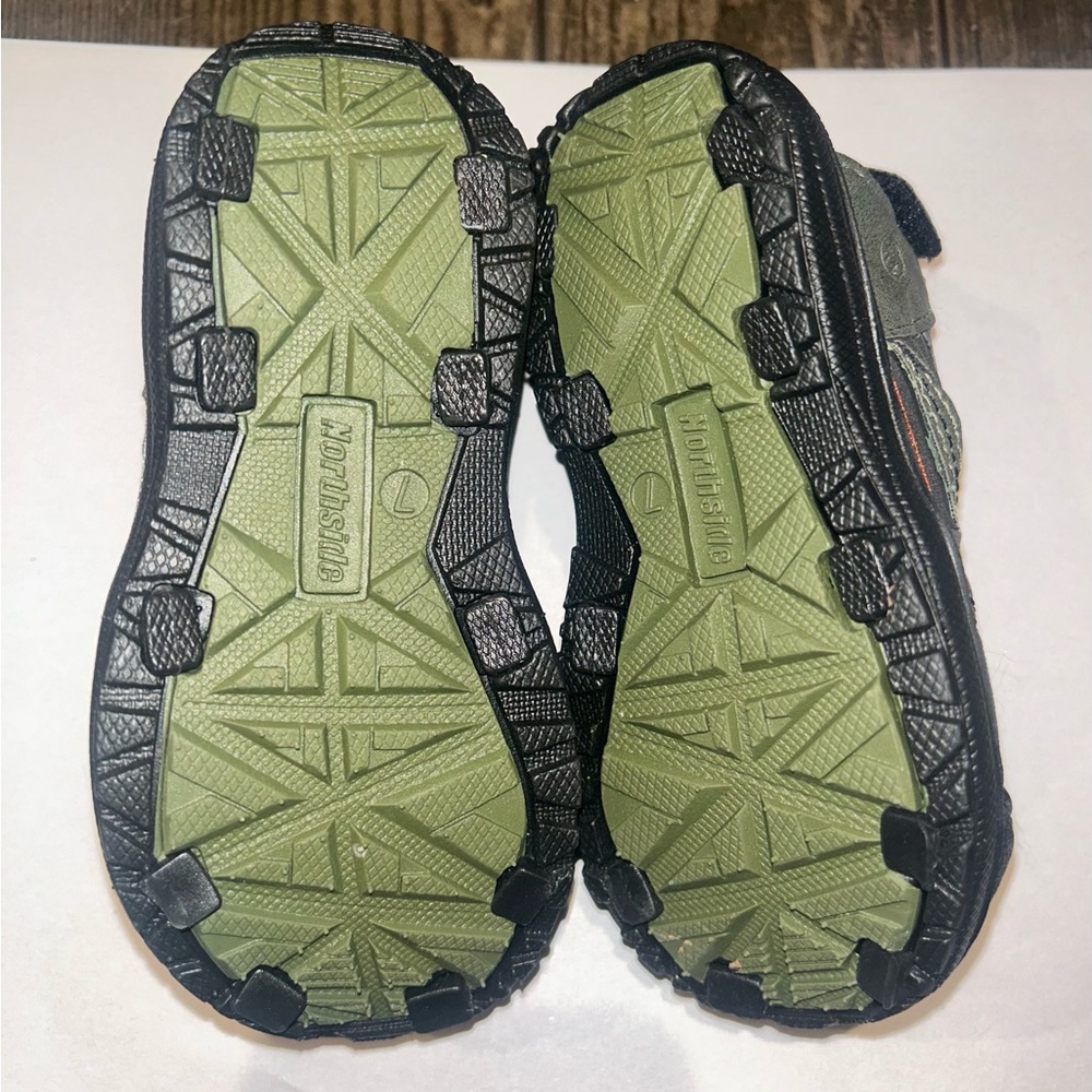 Northside Kids Olive Green and Orange Outdoor Sandals - Picture 2 of 3